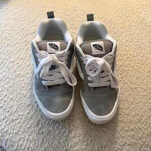 Vans Classic Gray and White Sneakers